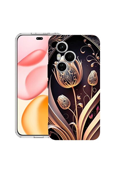 bestcase ¬Æ Husa Clear Silicon pentru Honor 400 Pro, Golden Tulip, 2036424 T ...