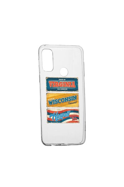 bestcase Husa Silicon Compatibila cu Motorola Moto E40, License Plate Number,...