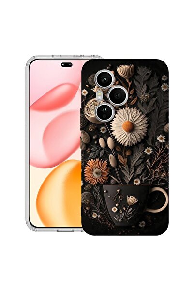 bestcase Διαφανής Θήκη Σιλικόνης για Honor 400 Pro, Χαρούμενα Λουλούδια, 2036...