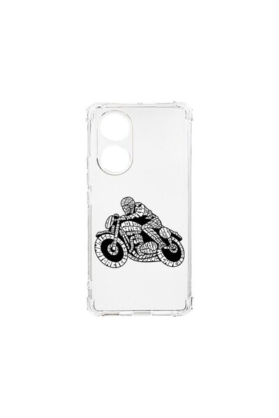 bestcase Husa Anti Shock 1.5MM, compatibilă cu OPPO A38, Calligraphy Moto Spo...