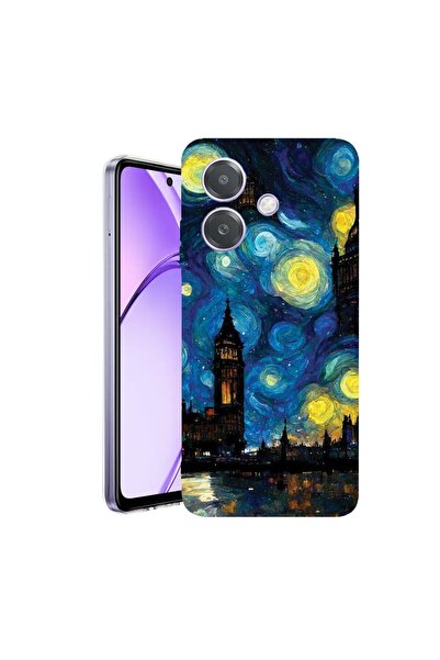bestcase Husa pentru OPPO A40 / A40M, BestCase¬Æ Clear Silicon 2MM, Starry Ni...