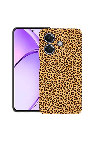 bestcase ¬Æ Husa pentru OPPO A60 5G / A40 / A40M, Leopard pattern, Slim Silic...