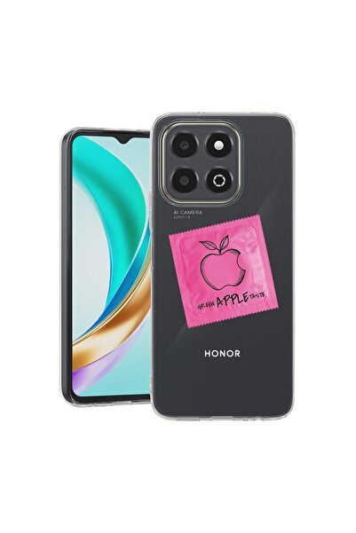 bestcase Husa pentru Honor X6b, BestCase¬Æ Clear Silicon 2MM, Apple taste pin...