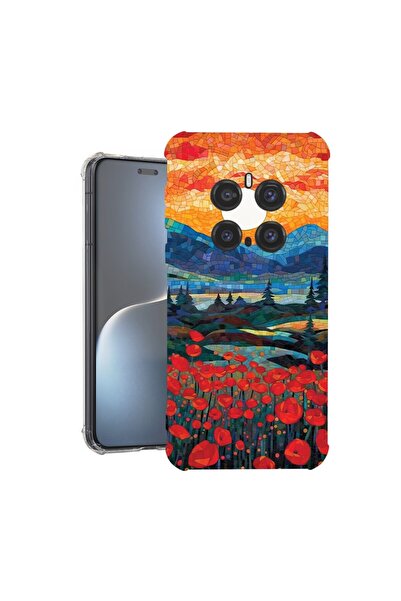 bestcase ¬Æ Husa pentru Honor Magic7 Pro, Anti Shock 1.5MM, Poppies in Sunset...