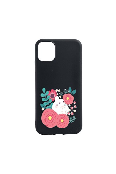 bestcase Силиконов калъф Заек в цветя, съвместим с Xiaomi Mi 11 Lite 5G / 4G,...