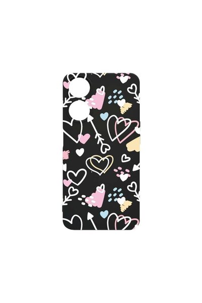 bestcase Λεπτή Θήκη Σιλικόνης 0.8MM, Συμβατή με OPPO A78 5G, Σχέδιο με Σύμβολ...