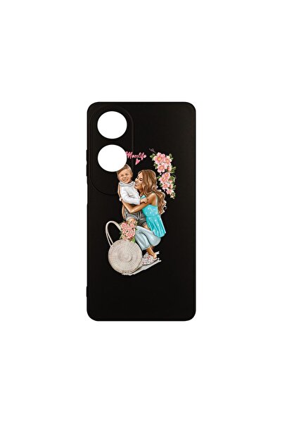 bestcase Λεπτή Θήκη Σιλικόνης 0.8MM, Συμβατή με OPPO A60, Σχέδιο  "Mom Life W...