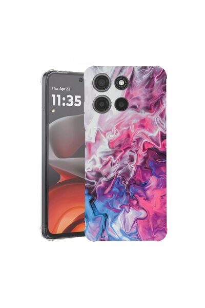 bestcase Husă Antișoc pentru Motorola Edge 60 / Edge 60 Fusion cu Design Marb...
