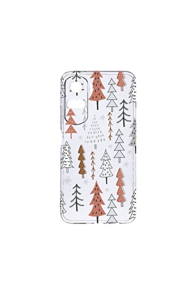 bestcase Прозрачен силиконов калъф 2ММ, съвместим с Honor 90 Lite 5G, Коледен...