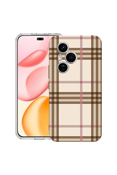 bestcase ¬Æ Husa Clear Silicon pentru Honor 400 Pro, Plaid, 2036424 T 903