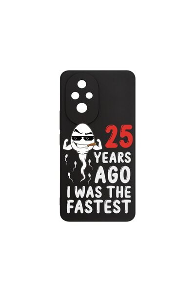 bestcase ¬Æ Husa Slim Silicon pentru Honor 200, 25 Years ago I Was the fastes...