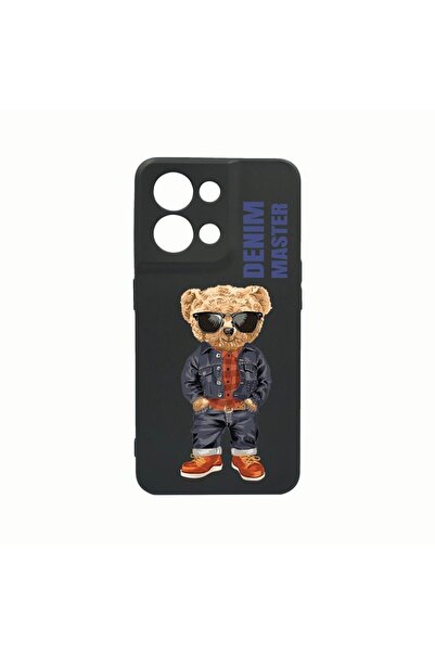 bestcase Θήκη Σιλικόνης, Συμβατή με Oppo Reno8 Pro, Denim Master - Αρκουδάκι,...
