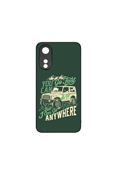 bestcase Тънък стъклен калъф, съвместим с OPPO A78 5G / A58 5G, Обичам офроуд...