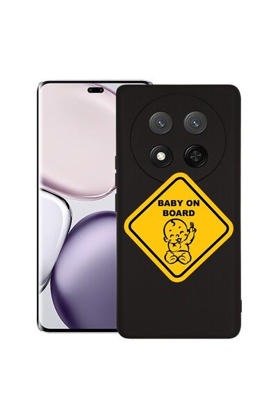 bestcase Калъф за Honor Magic 7 Lite, Премиум тънък силиконов 1.2ММ, Бебе в к...