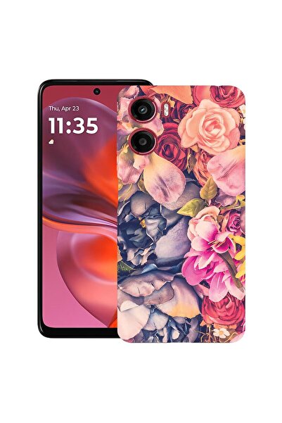 bestcase ¬Æ Husa pentru Motorola Moto G06 cu Design Floral, TPU Mat Ultra Sli...