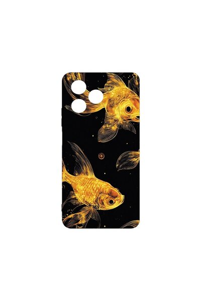 bestcase Husa pentru OPPO A40, BestCase¬Æ Slim SIlicon, Gold Fishes, Protecti...