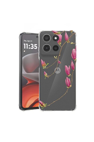 bestcase ¬Æ Husa Anti Shock Compatibila cu Motorola Moto G86 Power, Floral - ...