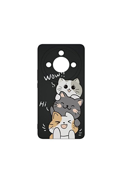 bestcase ¬Æ Husa Slim Silicon pentru Honor Magic6 Lite, Cat Wow, 1714542 B 1855
