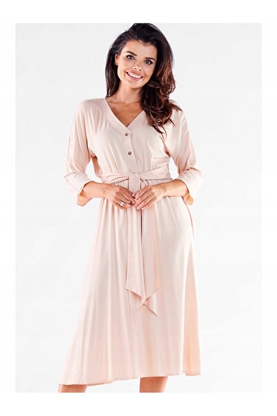Awama Rochie A522 - Bej - L