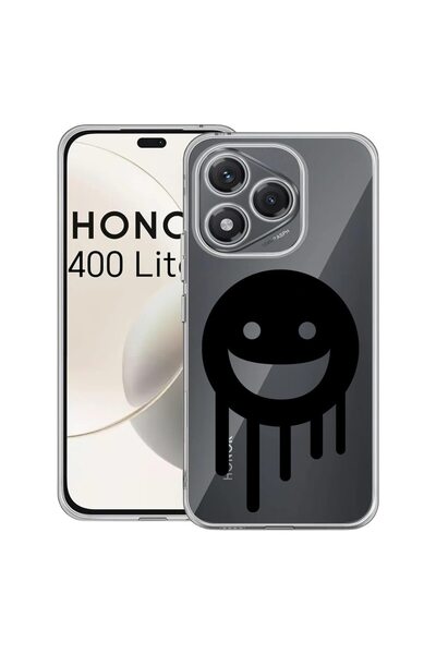 bestcase Husa pentru Honor 400 Lite 5G, BestCase¬Æ Clear Silicon 2MM, Smiley,...