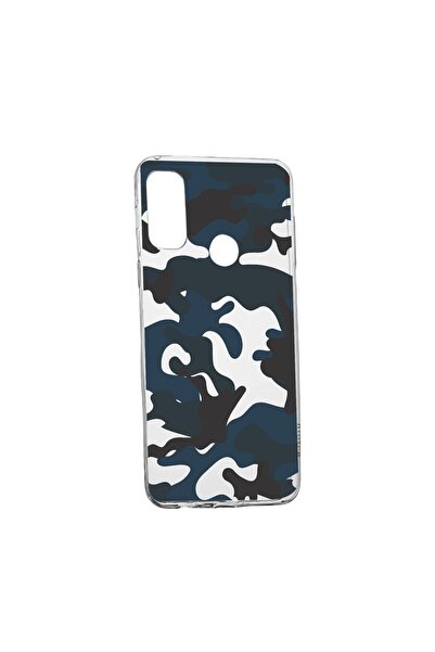 bestcase Husa Silicon Compatibila cu Motorola Moto E40, Camouflage, rezistent...