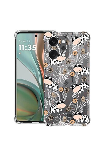 bestcase ¬Æ Husa Anti Shock pentru OPPO Reno14 5G cu Design Cow Pattern, 2052...