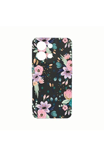 bestcase Husa Silicon, Compatibila Cu Oppo Reno8 Pro, Flowers Collection, Rez...