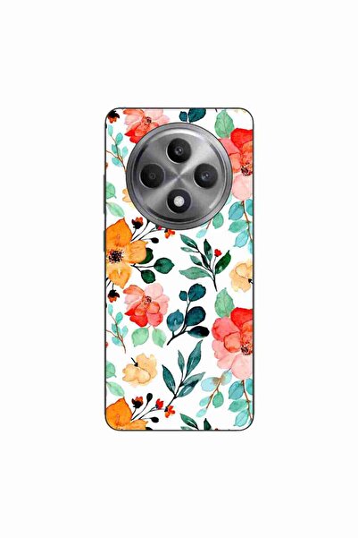 OEM Husa compatibila cu Oppo Reno12 FS Silicon Gel Tpu Model Painted Flowers