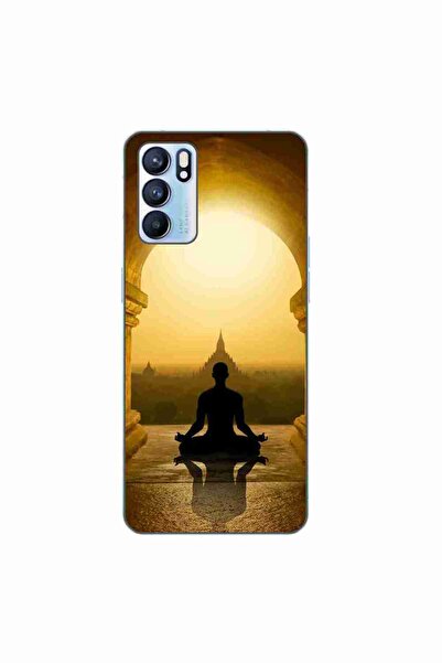 OEM Husa compatibila cu Oppo Reno6 5G Silicon Gel Tpu Model Meditation