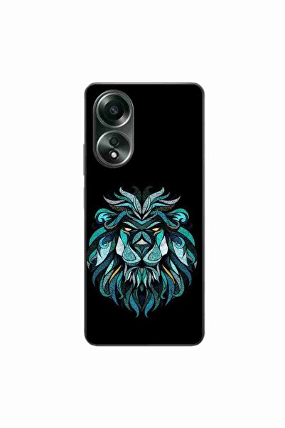 OEM Husa compatibila cu Oppo A58 4G Silicon Gel Tpu Model Abstract Lion