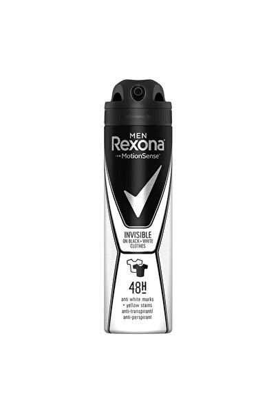 Rexona Set 3 x Deodorant Antiperspirant Spray Men Invisible Black & White, pe...