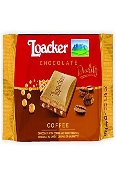 Loacker CHOCOLATE BAR DUALITY COFFEE 12X50G