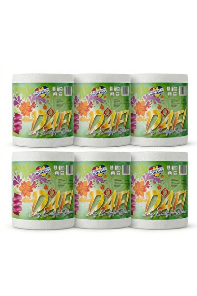 emilydor Prosop Bucatarie Dafi 6 Role, 2 Straturi, 300 Foi/Rola, 450g, 22x20c...