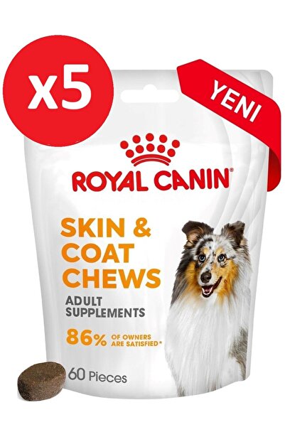 Deri ve Tüy Sağlığını Destekleyen Köpek Ödül Maması 240g*5 Paket