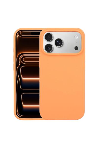 OEM Θήκη σιλικόνης για APPLE IPHONE 17 PRO Πορτοκαλί