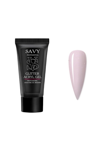 OEM Gel acrilic cu sclipici pentru unghii, 30 ml, SavyProfessional Nr. G130