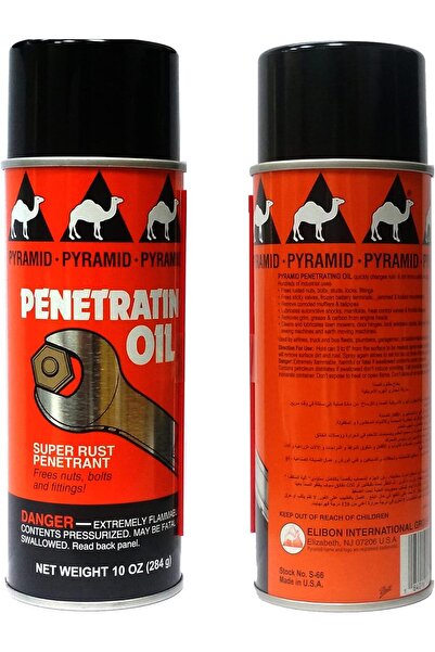 Pyramid Penetrating Super Rust Spray Oil, Frees Bolts, Screws, and Fittings
