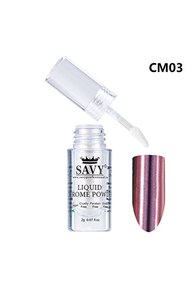 OEM Pigment pentru unghii, Pudră lichidă cu efect de crom, CM03
