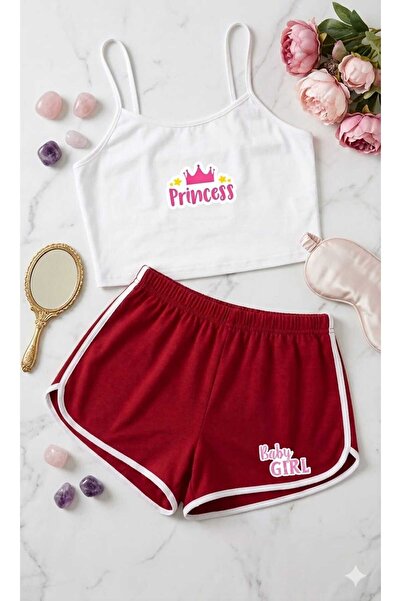 PEMBİŞ HOMEWEAR Natural Pamuk süprem crop basic