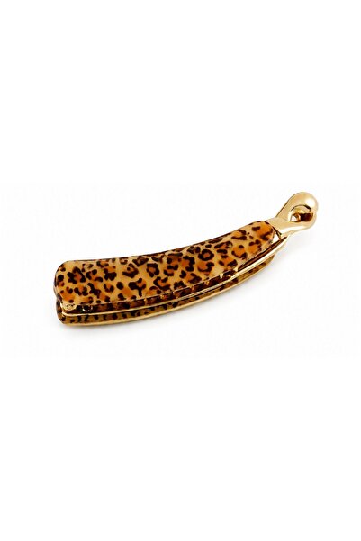 Seçkin Trend Leopard Patterned Banana Buckle 1 Piece