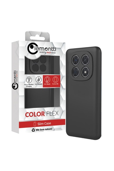 lemontti Husa Silicon Soft Slim Xiaomi Redmi Note 15 Pro 5G Negru