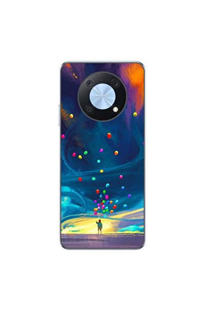 OEM Θήκη συμβατή με Huawei Nova Y90 από σιλικόνη gel TPU με σχέδιο Μπαλόνια τ...