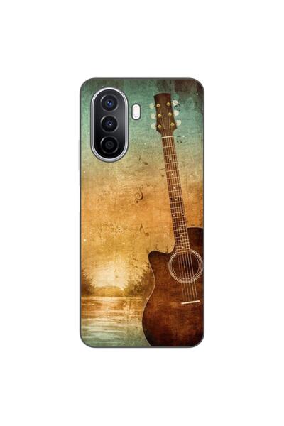 OEM Husa compatibila cu Huawei Nova Y70 Silicon Gel Tpu Model Chitara Vintage