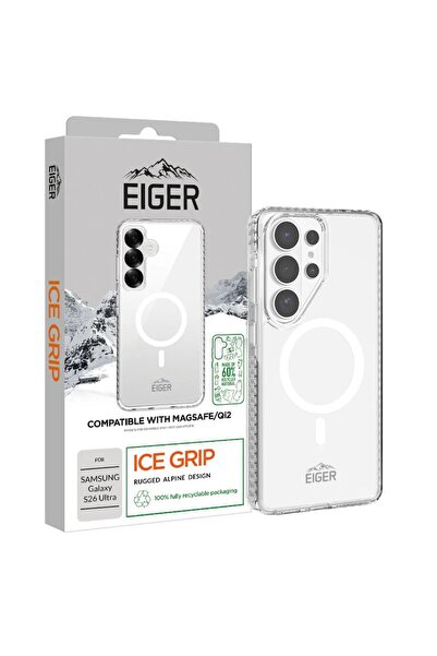 EIGER Husa Ice Grip Magsafe GRS Samsung Galaxy S26 Ultra Clear