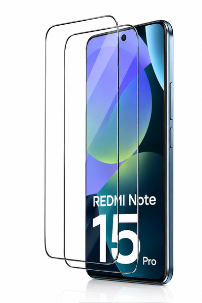 Nezih Case Redmi Note 15 Pro 5G Uyumlu Maxi Glass Temperli Cam Ekran Koruyucu