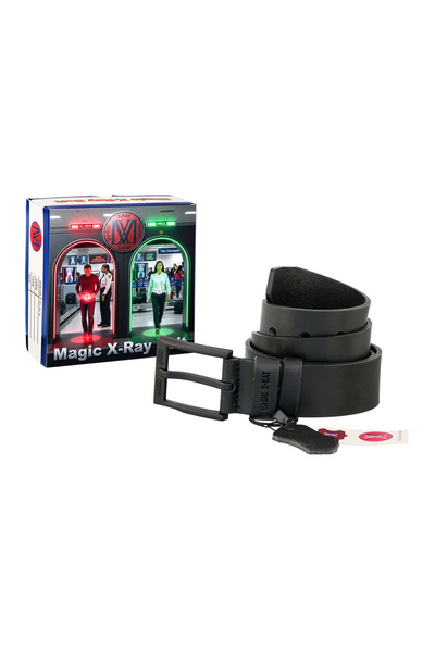 Magic X-Ray X-Ray Device-Resistant Belt Classic Leather Belt No:3 3.8 cm