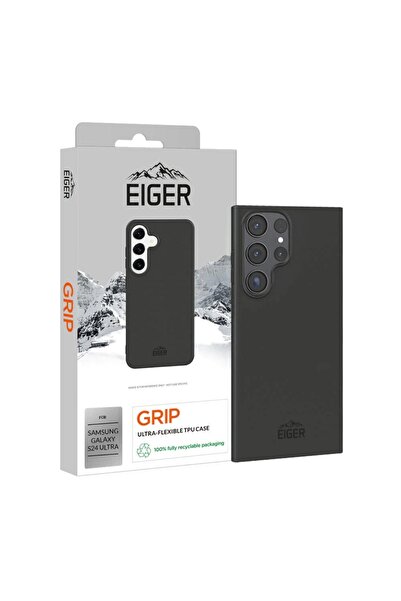 EIGER Husa Grip Samsung Galaxy S24 Ultra Negru