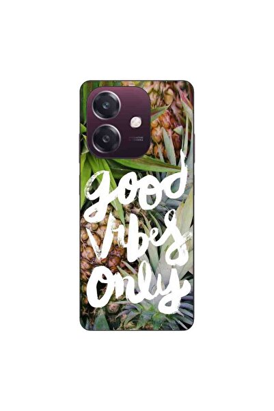 OEM Husa compatibila cu Oppo A60 5G Silicon Gel Tpu Model Good Vibes Only