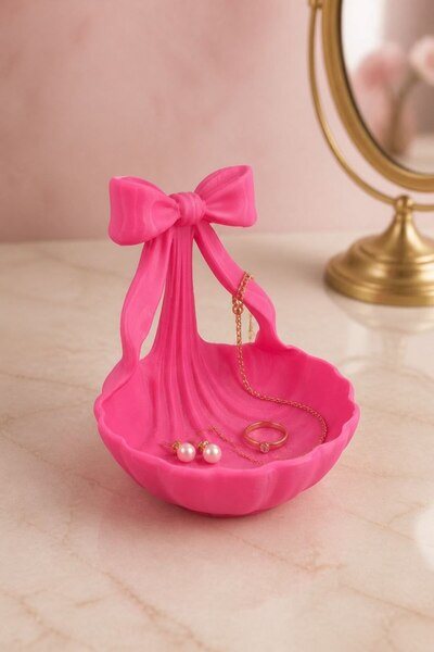 novaPrint Bowknot Design Jewelry and Accessory Stand – Decorative Desktop Org...
