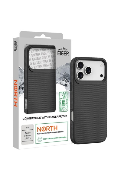 EIGER Husa North Magsafe GRS iPhone 17 Pro Black
